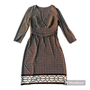 👗NEW! Muse brown & ivory dress - size 2